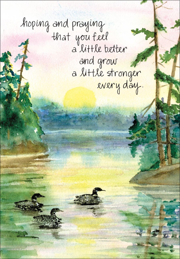 Stronger Every Day Get Well Card - GWG510 extra