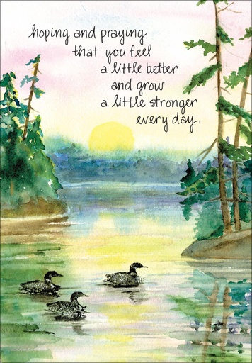 Stronger Every Day Get Well Card - GWG510 extra