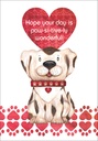 Dog Valentine's Day Card - V9890 extra