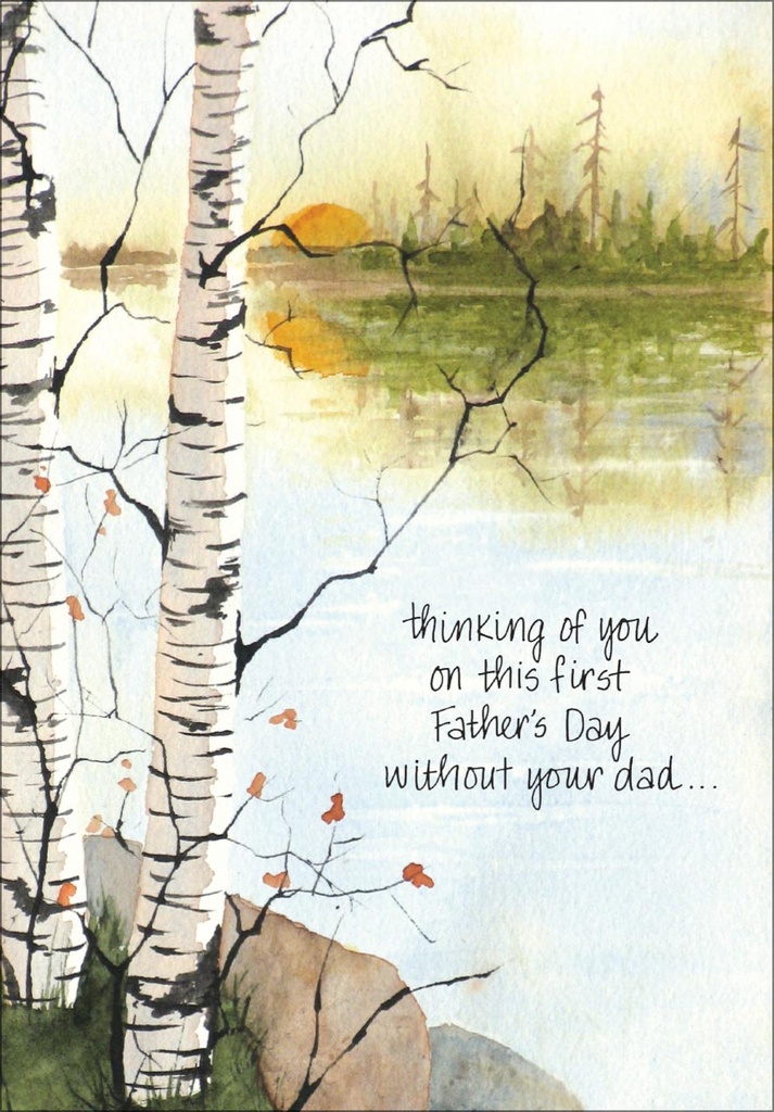 Thinking of you on this first Father's Day without your Dad extra