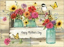 Flowers and Butterflies Mother's Day Card extra
