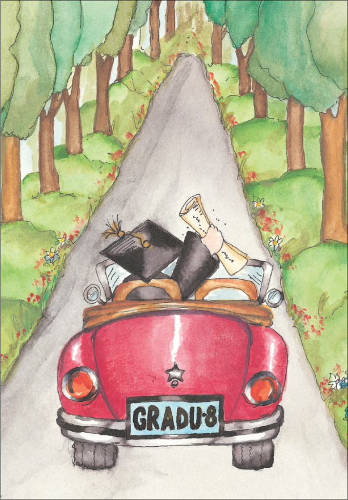 Road Ahead Graduation Card extra
