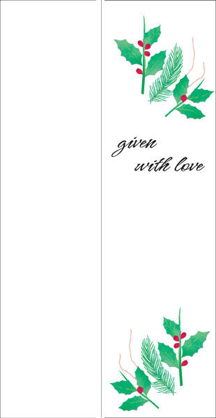 Poinsettia Money Holder extra