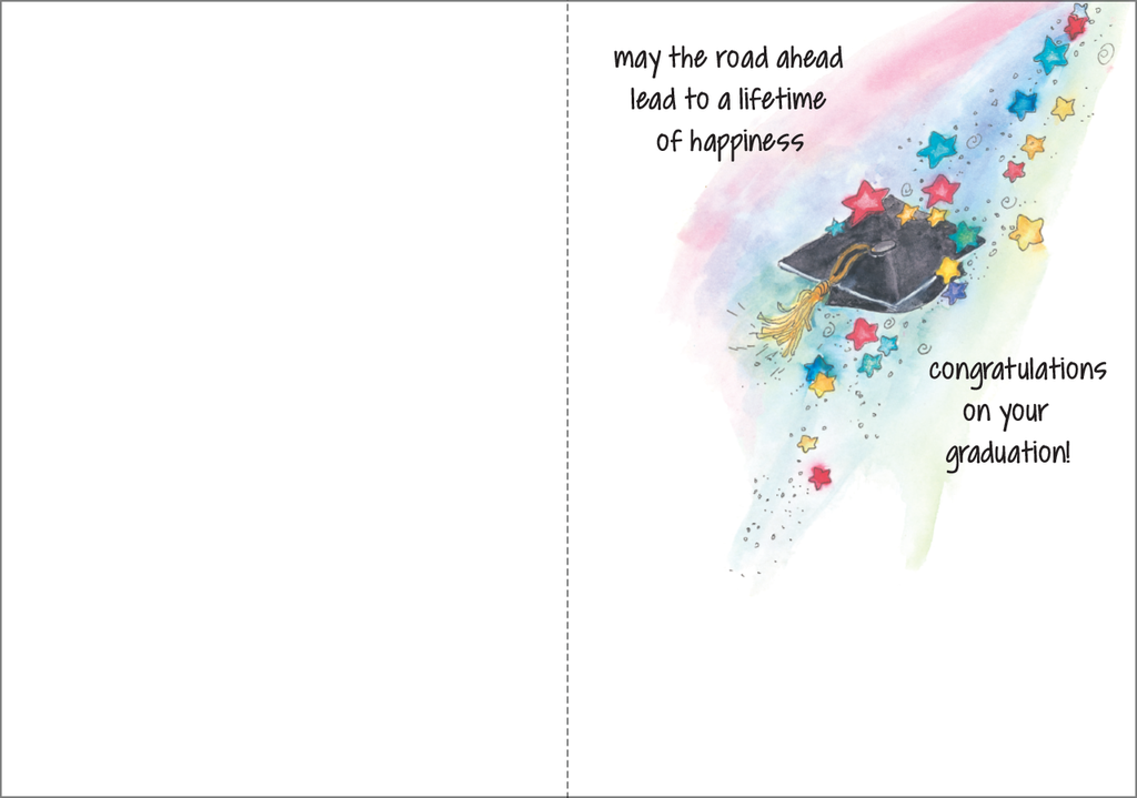 Road Ahead Graduation Card extra