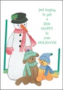 Happy Holidays Snowman, Box of Cards extra