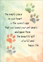 Animal Sympathy Card-P9474 extra