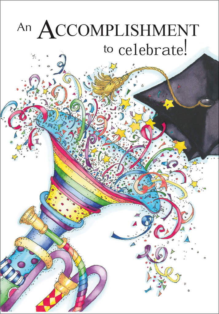 Accomplishment Graduation Card extra