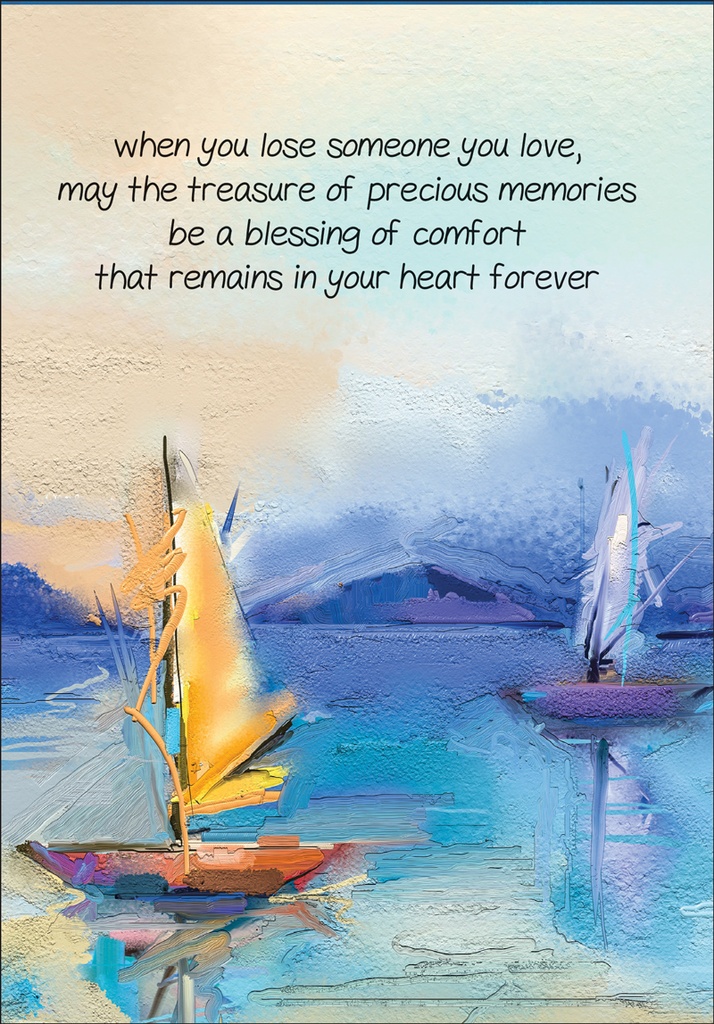 Blessing of Comfort Sympathy Card extra