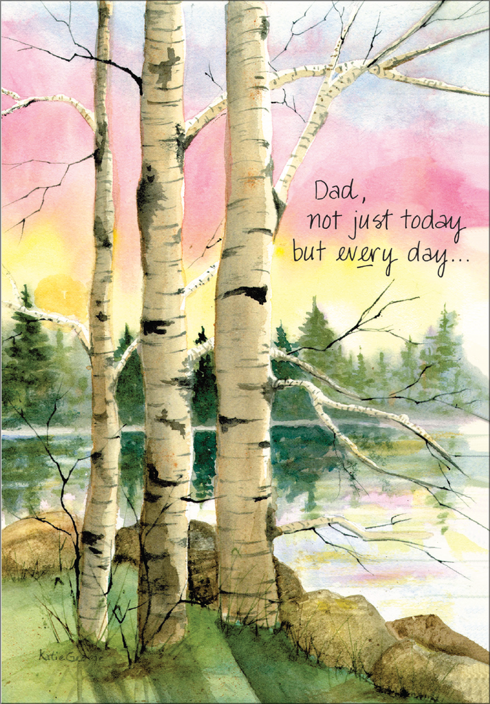 Nature Scene Father's Day Card extra