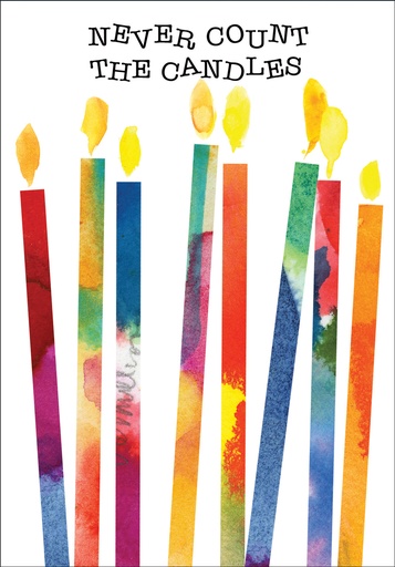 Candles Birthday Card extra