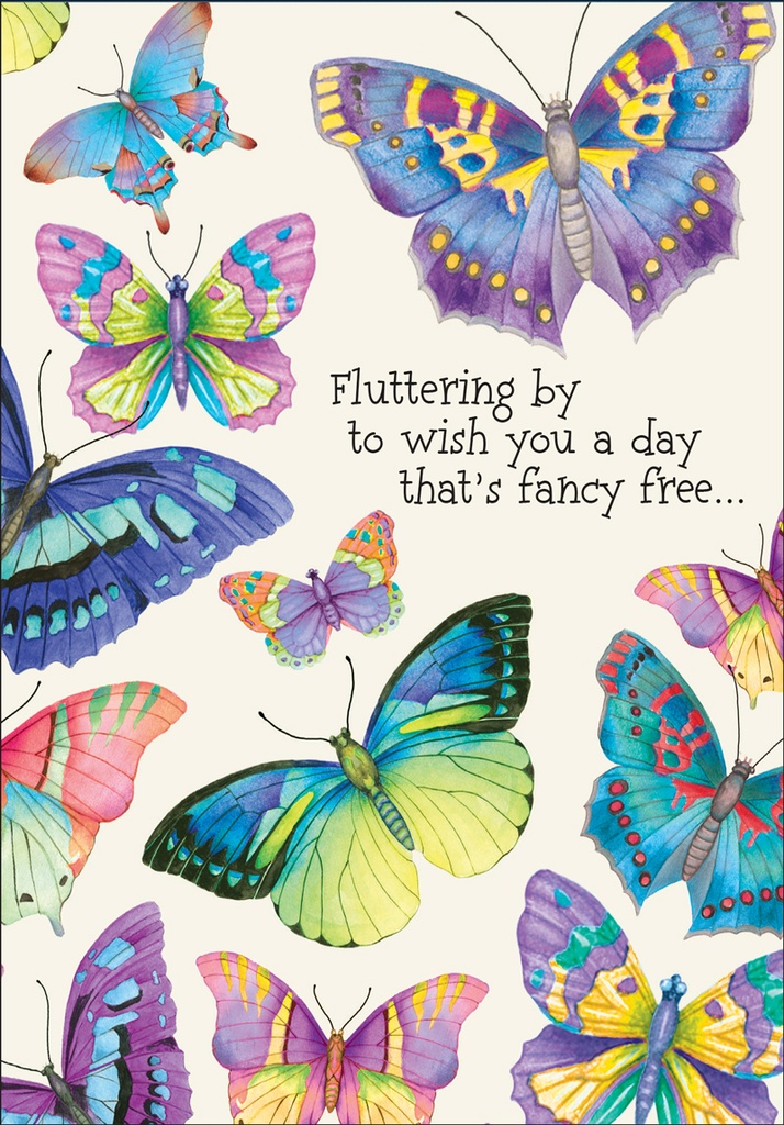 Fancy Free Birthday Card extra