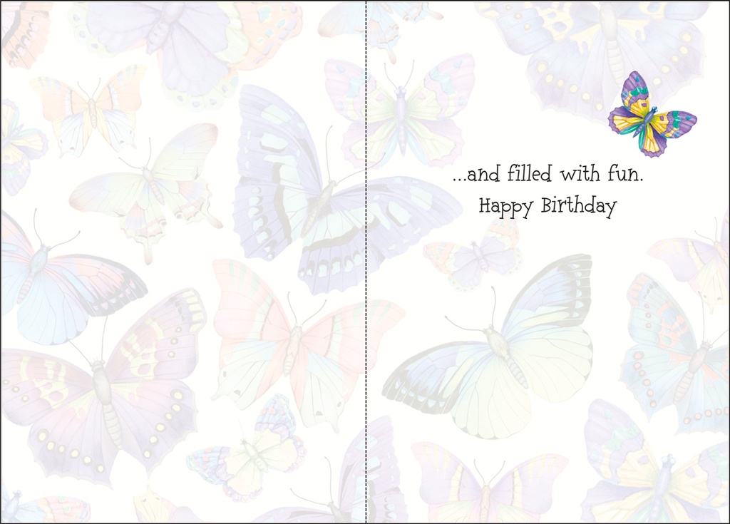 Fancy Free Birthday Card extra