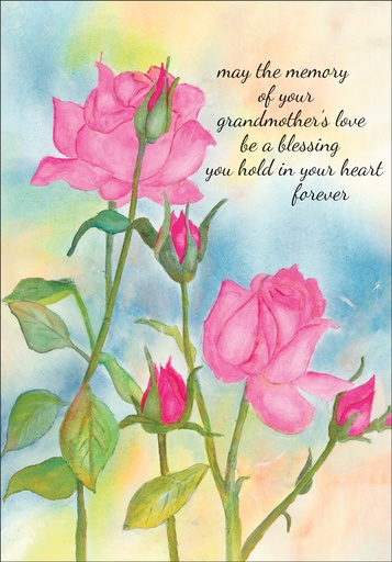 Grandmother Sympathy Card extra