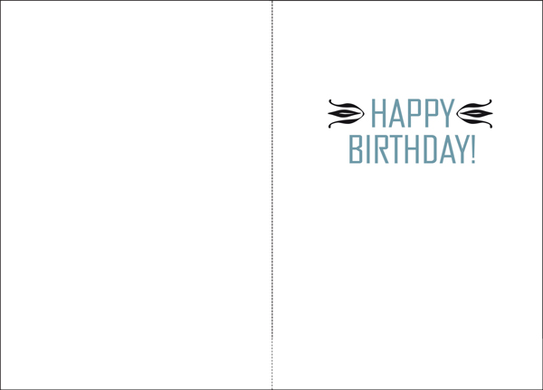 Old Classic Birthday Card extra