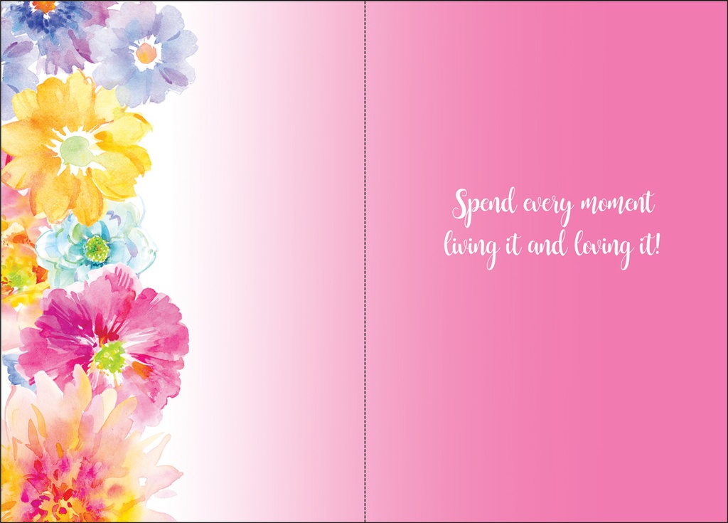 Floral Birthday Card extra