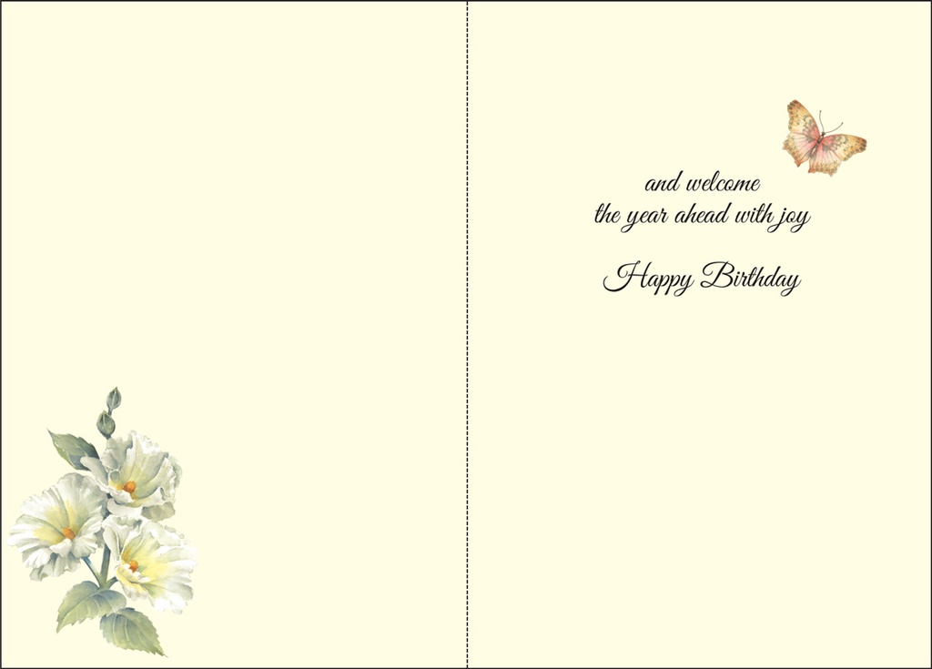 Nature's Wonder Birthday Card extra