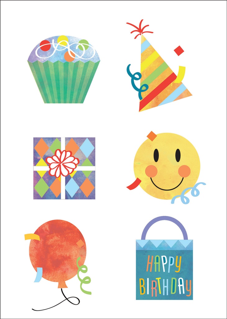 Emoticons Birthday Card extra
