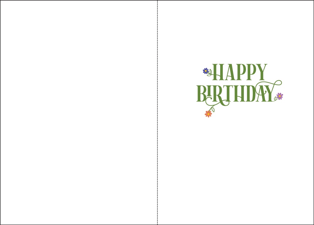 Wonderful You Birthday Card extra