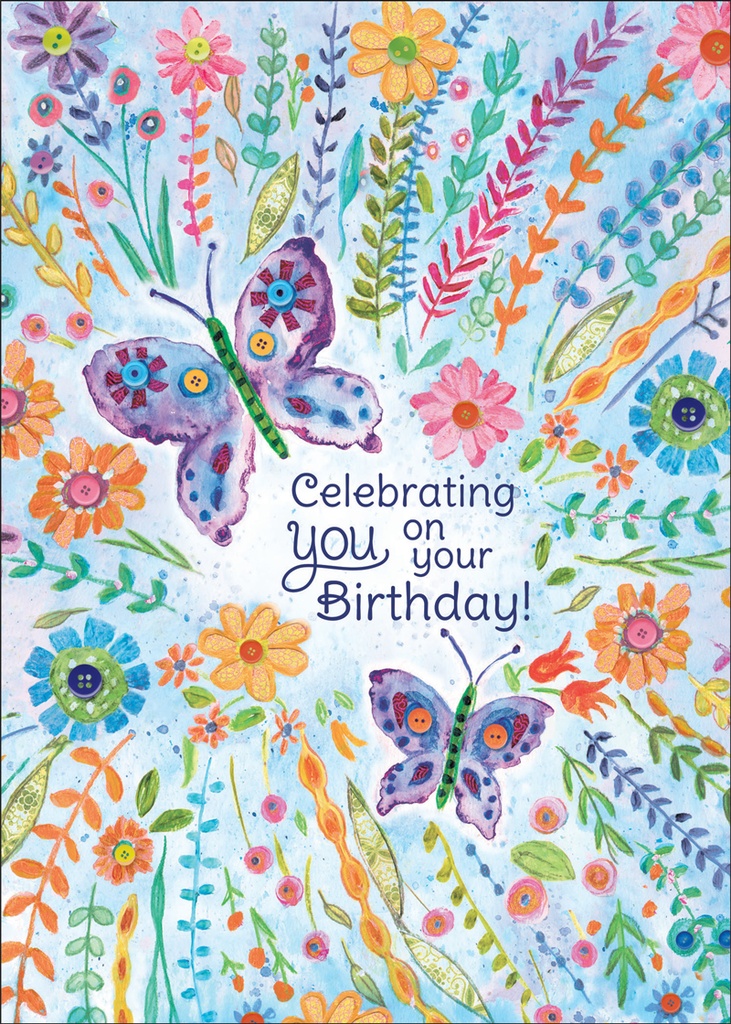 Celebrating You Birthday Card extra