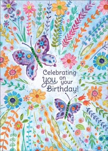 Celebrating You Birthday Card extra