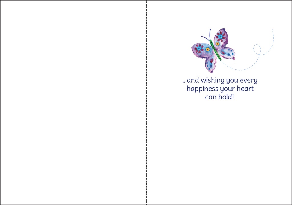 Celebrating You Birthday Card extra