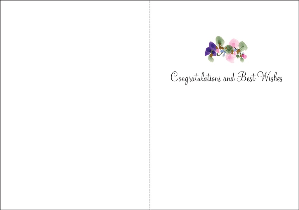 Floral Wedding Card extra