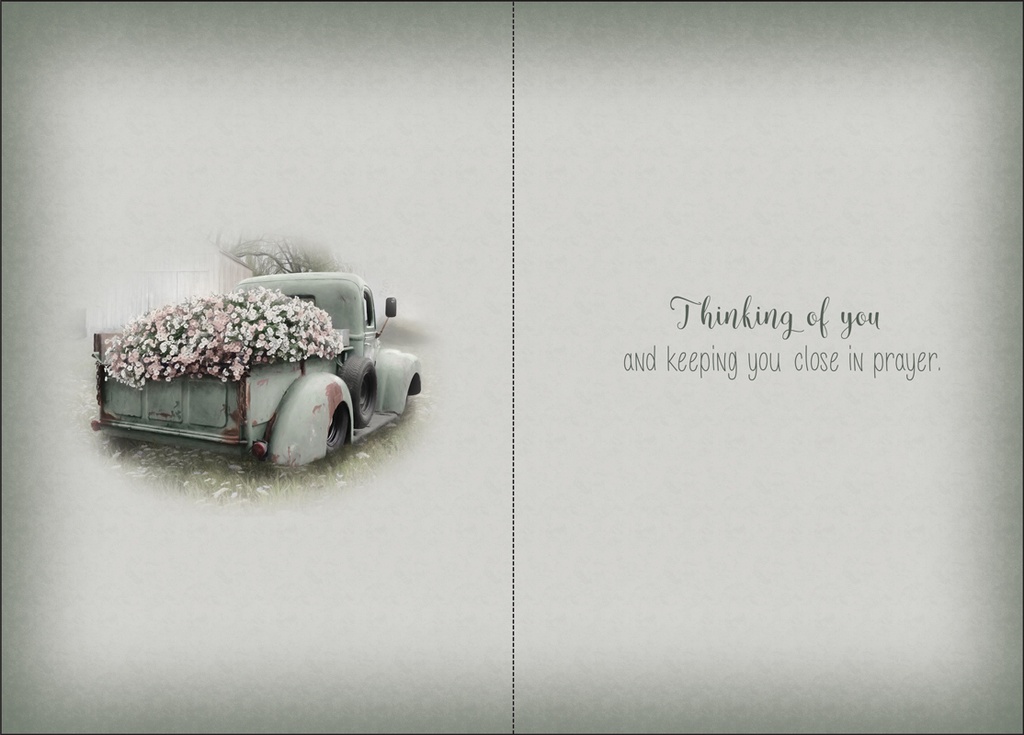 Floral Thinking of You Card extra