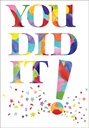 Confetti Congratulations Card extra