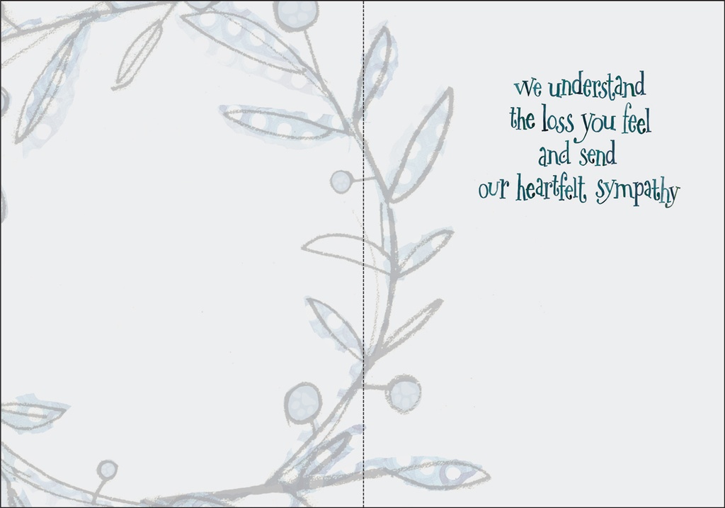 Peaceful Dove Pet Sympathy Card extra