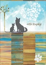 Silhouette Pets Sympathy Card extra