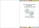 Loving Paws Pet Sympathy Card extra