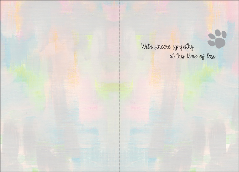 Comforting Pet Sympathy Card extra