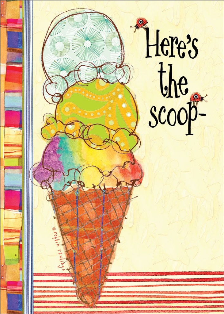 Happy Birthday Card- Ice Cream extra