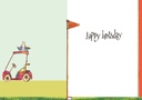 Happy Birthday Card- Golfing extra
