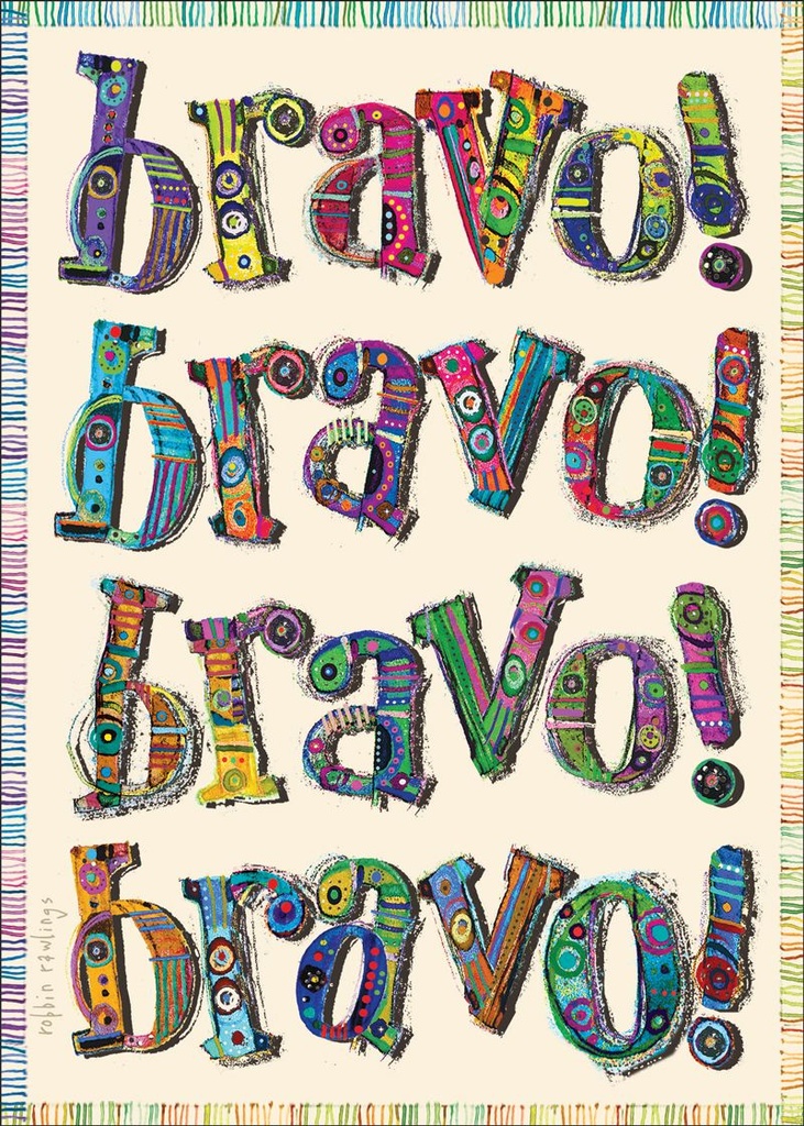 Congratulations Card- Bravo extra
