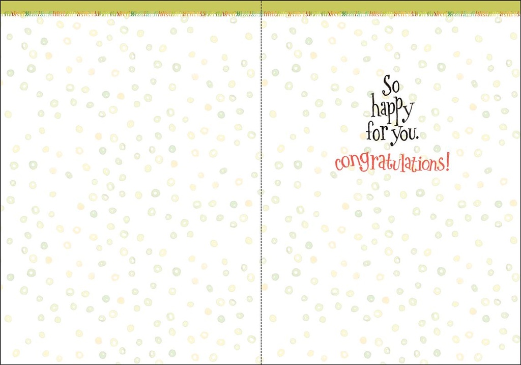 Congratulations Card- Bravo extra