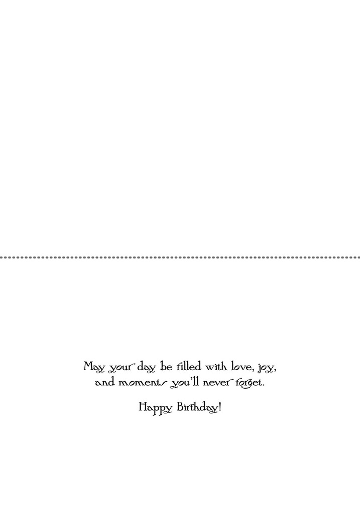 B144639 - Birthday Card extra