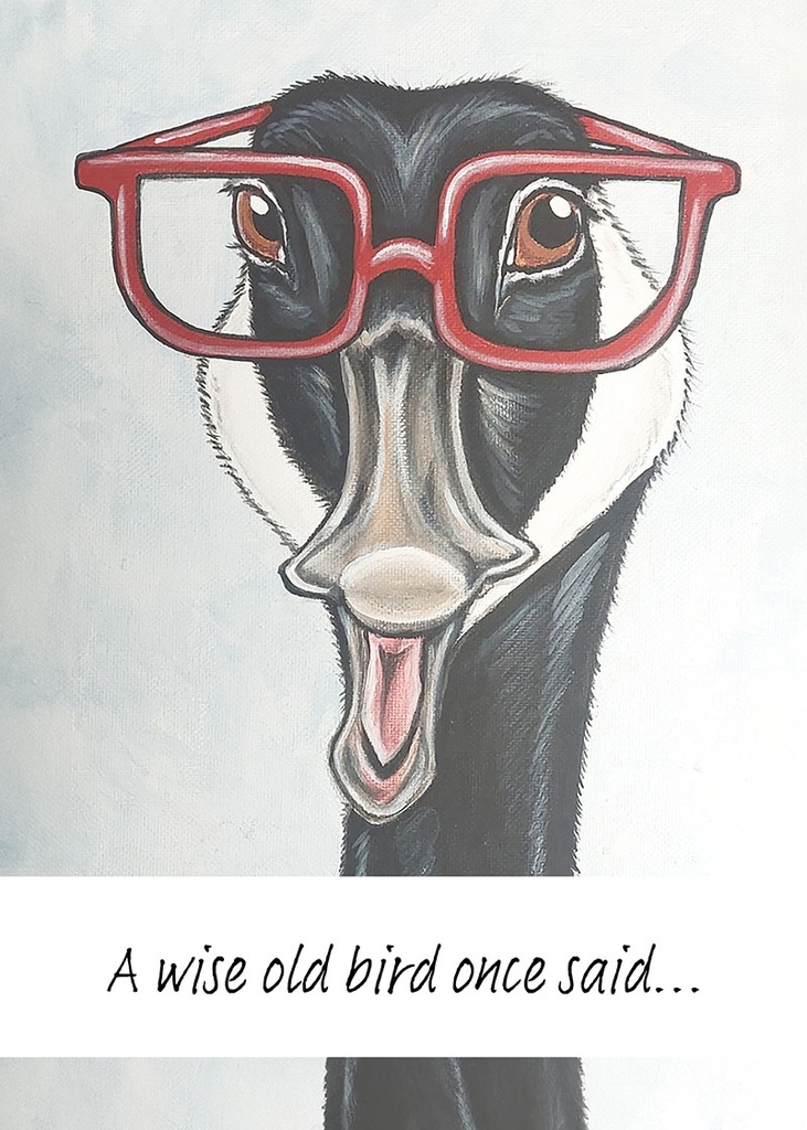 F744661 - Father's Day Card - Wise Old Bird extra