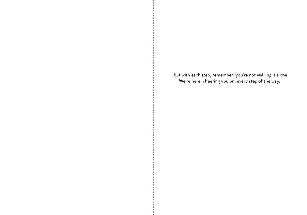 S44657 - Winding Path Encouragement Card - Supportive Steps extra