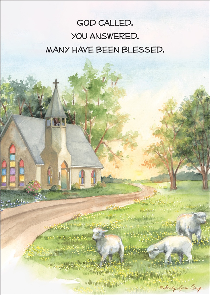 Clergy Appreciation Card extra