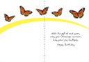 B116C may your joy multiply Birthday Card extra