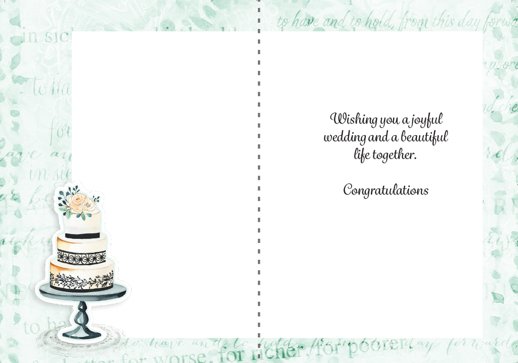 W439 Wishing you a joyful wedding extra