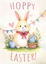 E44654 - Hoppy Easter Bunny Card extra