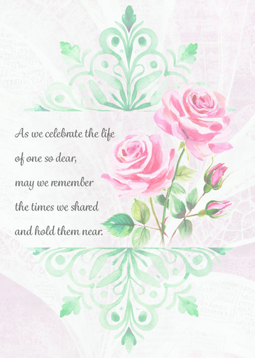 S237 Surrounding you with love and sympathy extra