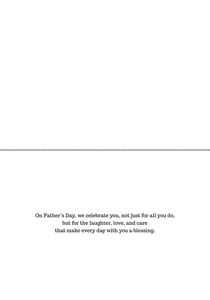 F44660 - Father's Day Lake Scene Greeting Card extra