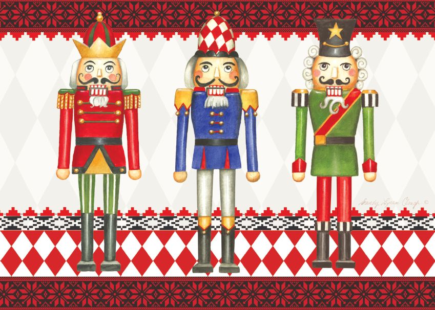 C3713 - Nutcracker Christmas Card extra