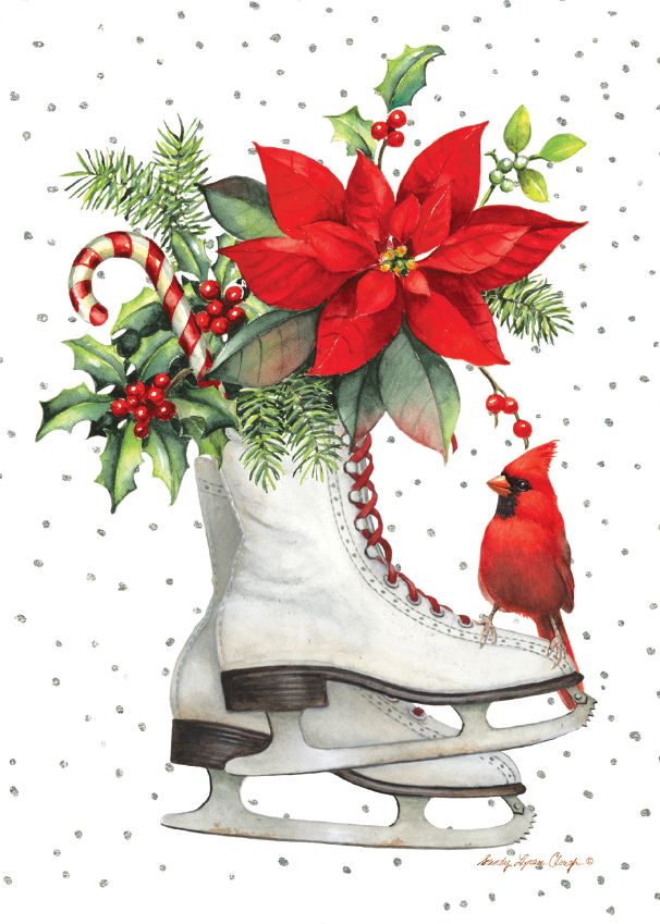 C3714 - Skates and Memories Christmas Card¬†¬† extra