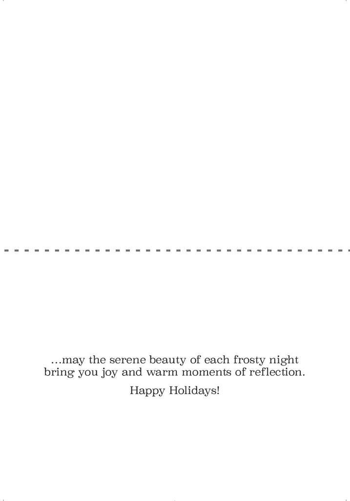 CA701 - As The World Sparkles Holiday Card¬†¬† extra