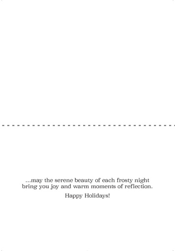 CA701 - As The World Sparkles Holiday Card¬†¬† extra