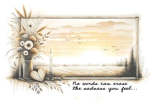 S244670 - Sympathy Card - Shared Sorrow extra